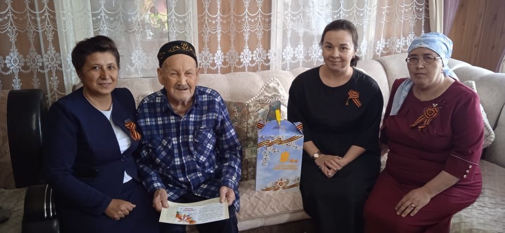 В Рыбно-Слободском районе ветеранов ВОВ поздравили с 78-й годовщиной Победы
