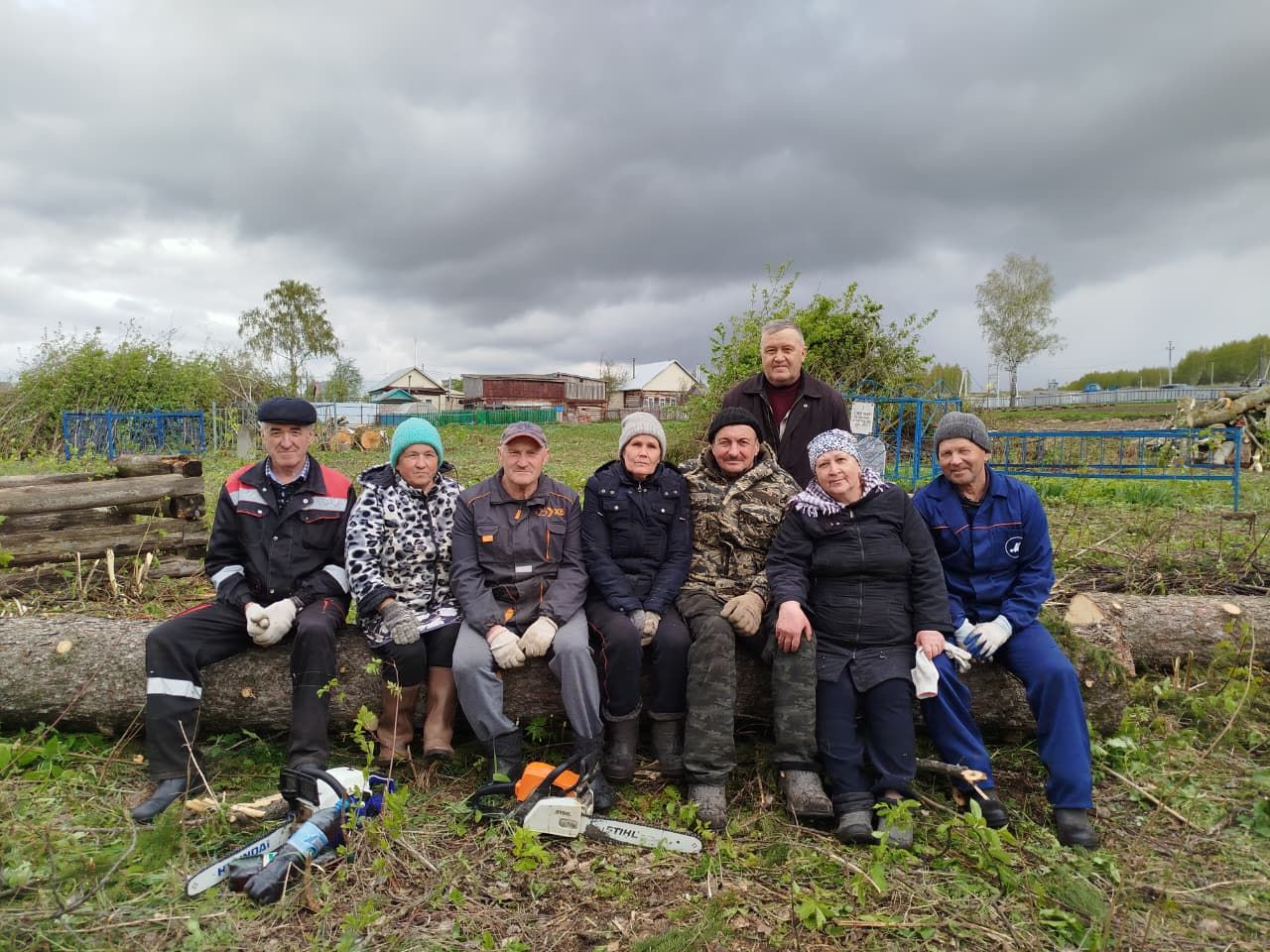 Балык Бистәсе районы Балтач авылында зур эшне күмәкләшеп башкаралар