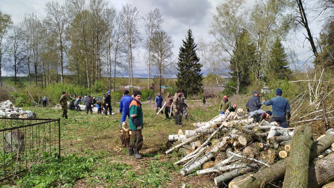 Балык Бистәсе районы Балтач авылында зур эшне күмәкләшеп башкаралар