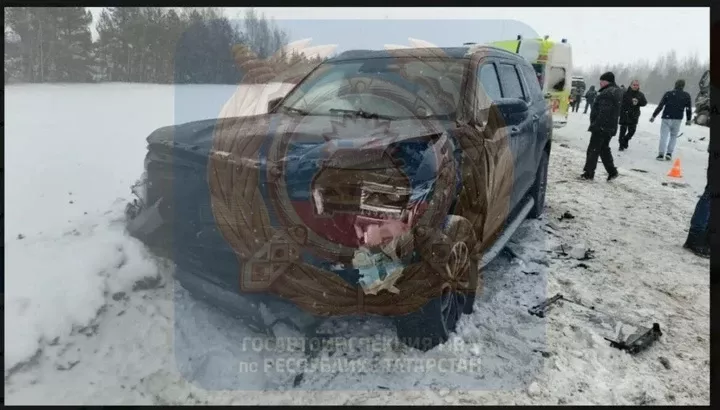 Смертельное столкновение «Лады» с Volvo и Haval в Татарстане