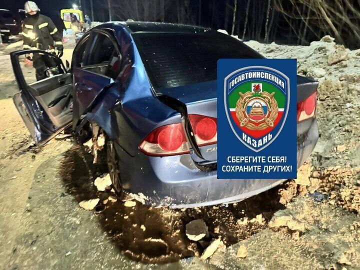 Водитель «Приоры» погиб в результате столкновения с Honda Civic