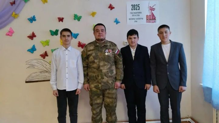 Встреча с героем Салаватом Закировым и поддержка родного села