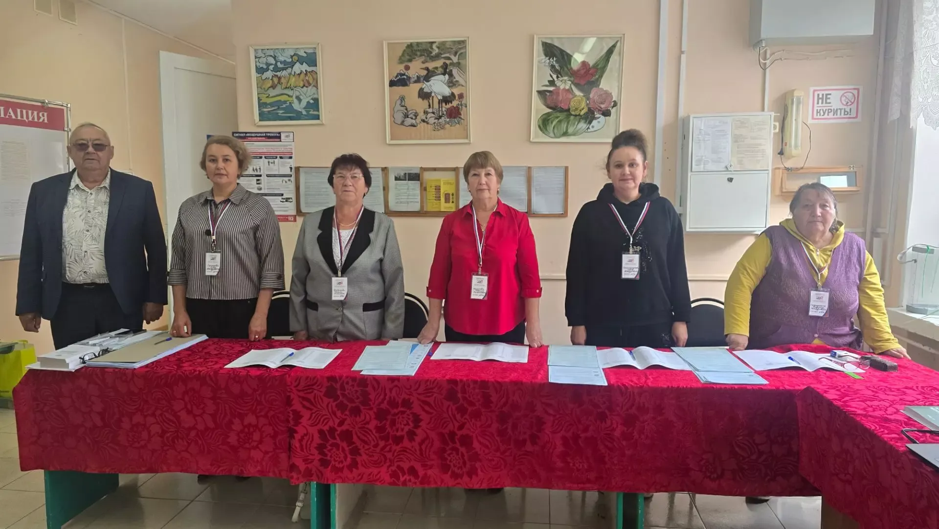 Жители Русского Ошняка голосуют в обстановке доверия и уважения