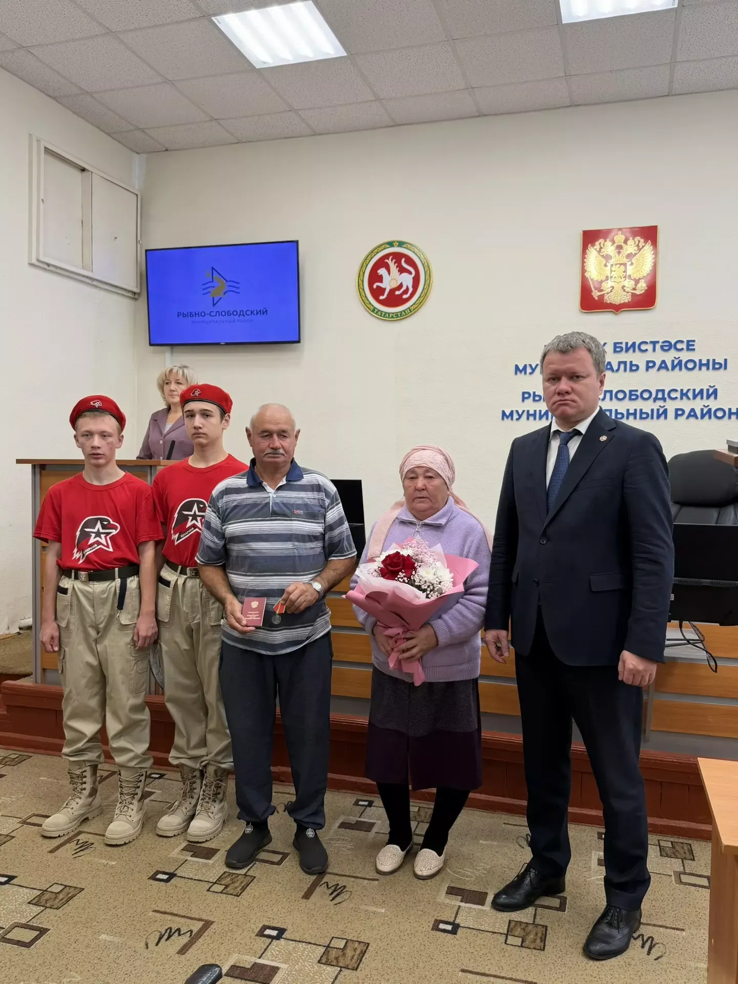 В Рыбной Слободе почтили подвиг военнослужащих района