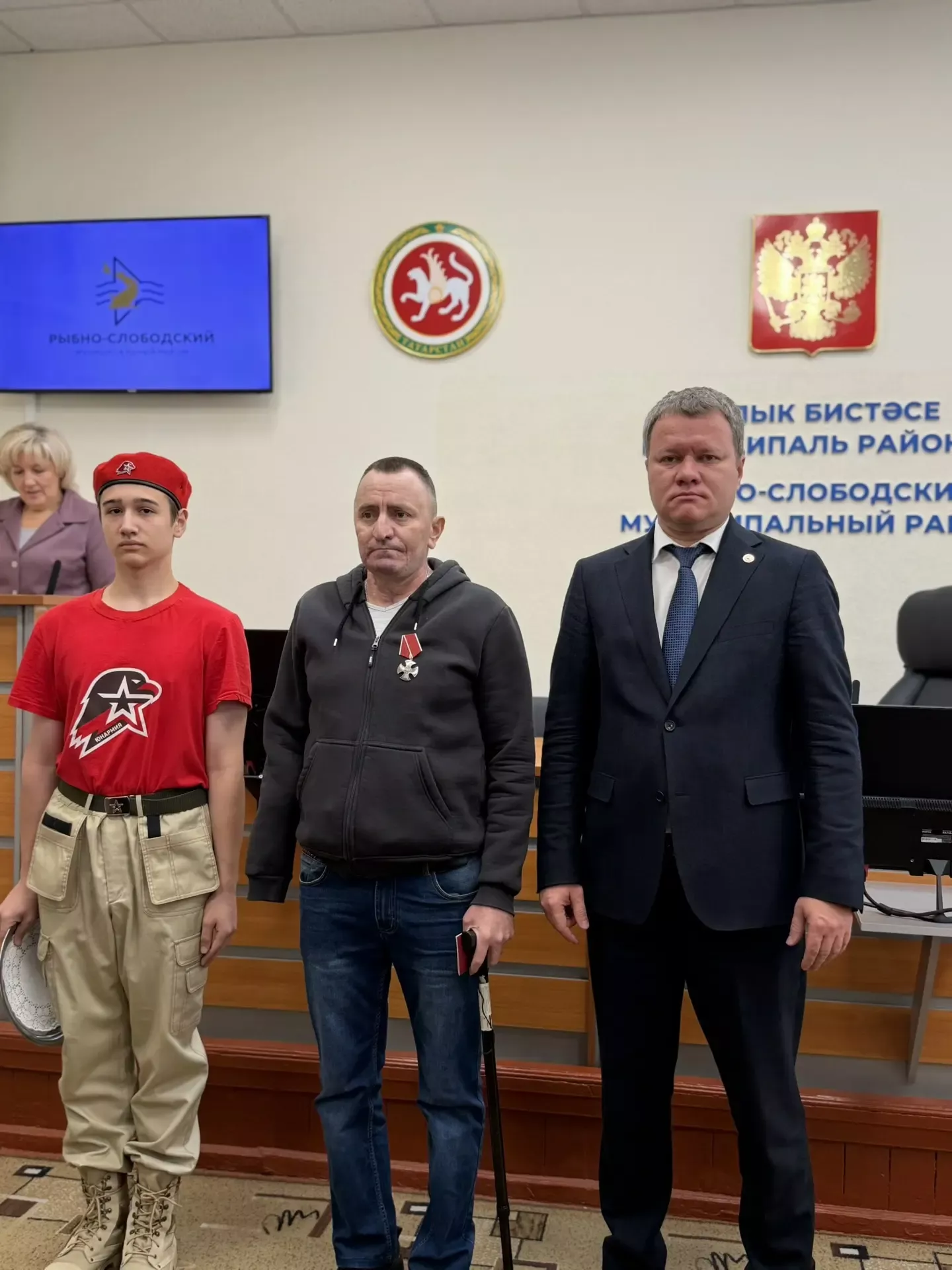В Рыбной Слободе почтили подвиг военнослужащих района