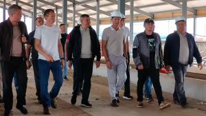 Министр Марат Җәббаров эш визиты белән Балык Бистәсе районына килде