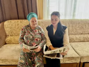 Осенняя встреча библиотеки с читательницей о татарской литературе