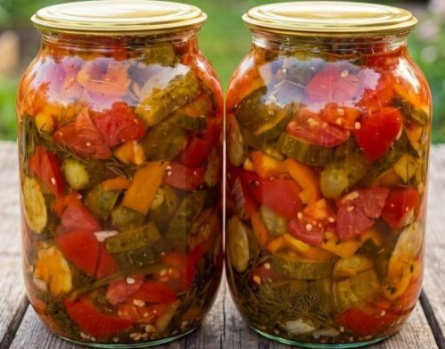 Заготовка салата к плову с хрустящими овощами