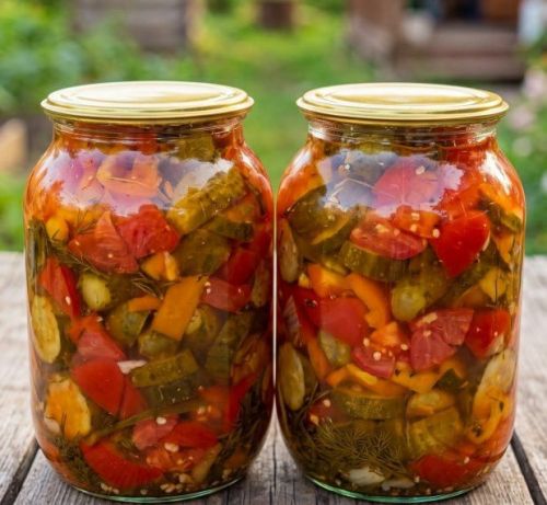 Заготовка салата к плову с хрустящими овощами