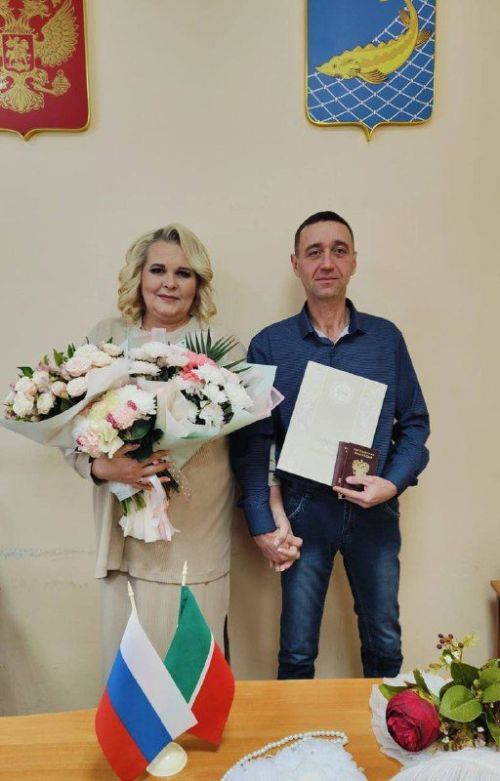 Первая церемония бракосочетания в новом году состоялась в Рыбно-Слободском ЗАГСе