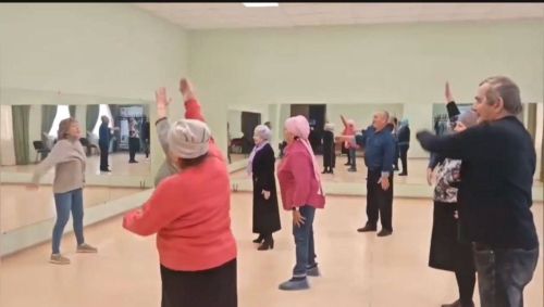 Занятия линейными танцами для пожилых в Рыбно-Слободском районе