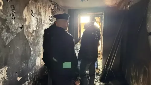 В семье погибшей при пожаре женщины было 14 детей