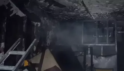 В квартире на улице Ленина произошел пожар