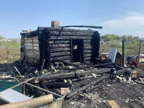 Пожар в селе Большой Машляк