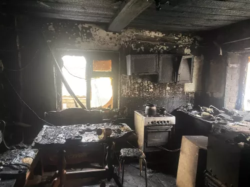 В частном доме села Малый Атмас произошел пожар