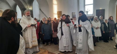 В Рыбно-Слободском районе богослужение в Крещенский сочельник провел Митрополит Казанский и Татарстанский Кирилл