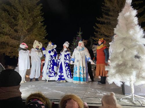 В Рыбной Слободе состоялась торжественная церемония открытия главной новогодней красы - Елки ( Фоторепортаж)