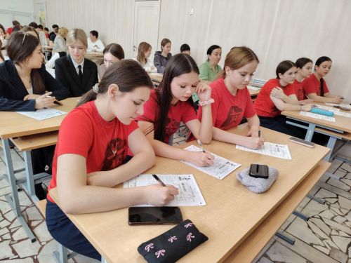 Международная акция «Диктант Победы» в Рыбно-Слободской гимназии