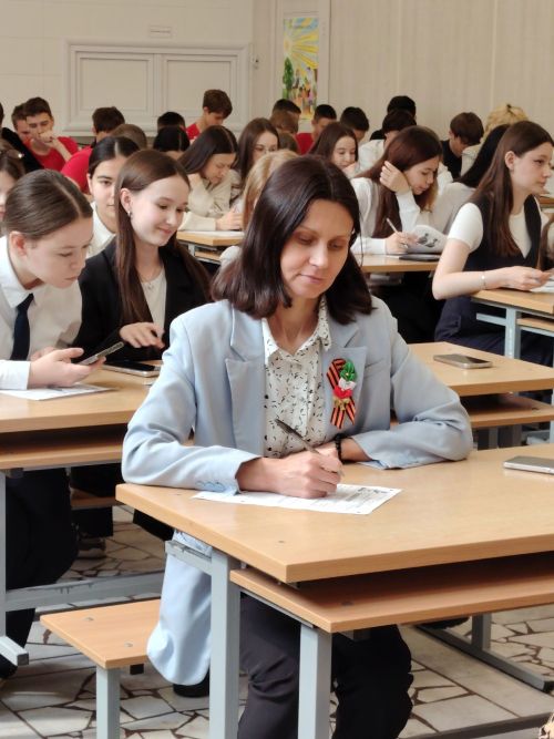 Международная акция «Диктант Победы» в Рыбно-Слободской гимназии
