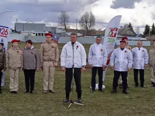 Акция «Сад памяти» в честь 81-й годовщины Великой Победы в Шомырбаше