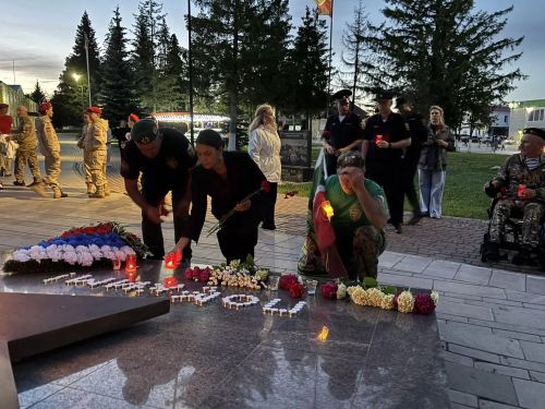 В Рыбной Слободе прошла акция «Свеча памяти»