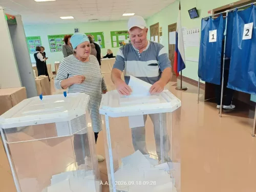 В Рыбно-Слободском районе открылись участоки для голосования в Госдуму