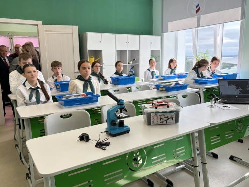 В Рыбно-Слободской гимназии №1 открылся Агротехнологический класс