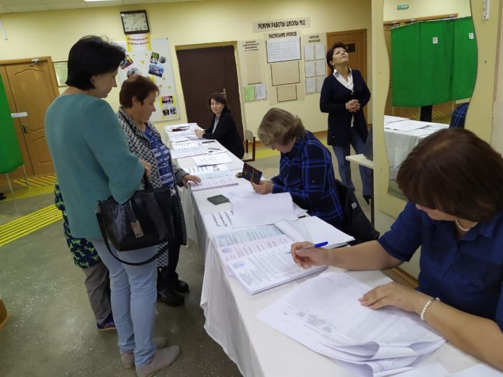Явка на выборах в Госсовет Татарстана на 12 часов дошла до 30%