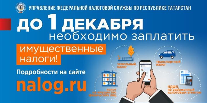 Уважаемые рыбнослободцы, налоговая служба информирует !