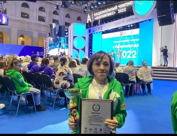 Жительница Рыбно-Слободского района стала победителем Национального Чемпионата «Абилимпикс-2022»