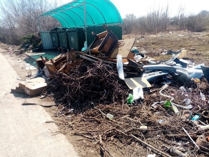 В Рыбно-Слободском районе назрел «мусорный» вопрос