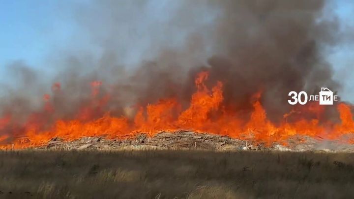 В МЧС напомнили, что из-за высокой пожароопасности в Татарстане  продлен противопожарный режим