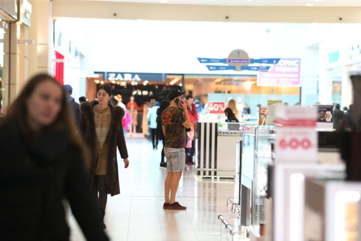 Татарстанцы стали чаще посещать торговые центры и магазины