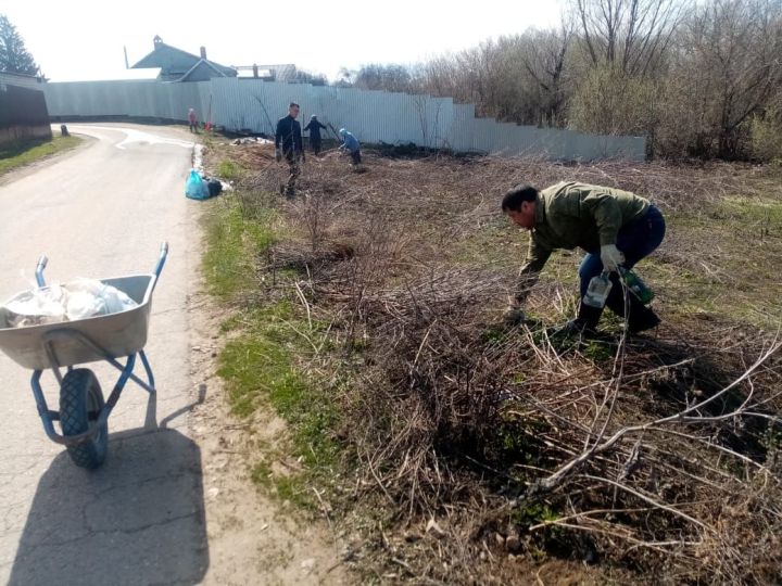 Рыбнослободцы активно приняли участие в санитарном двухмесячнике