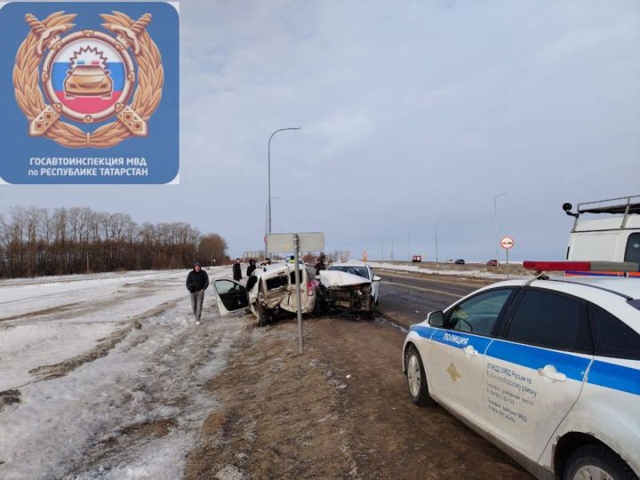 В Рыбно-Слободском районе произошло ДТП, с пострадавшими