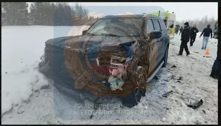Смертельное столкновение «Лады» с Volvo и Haval в Татарстане