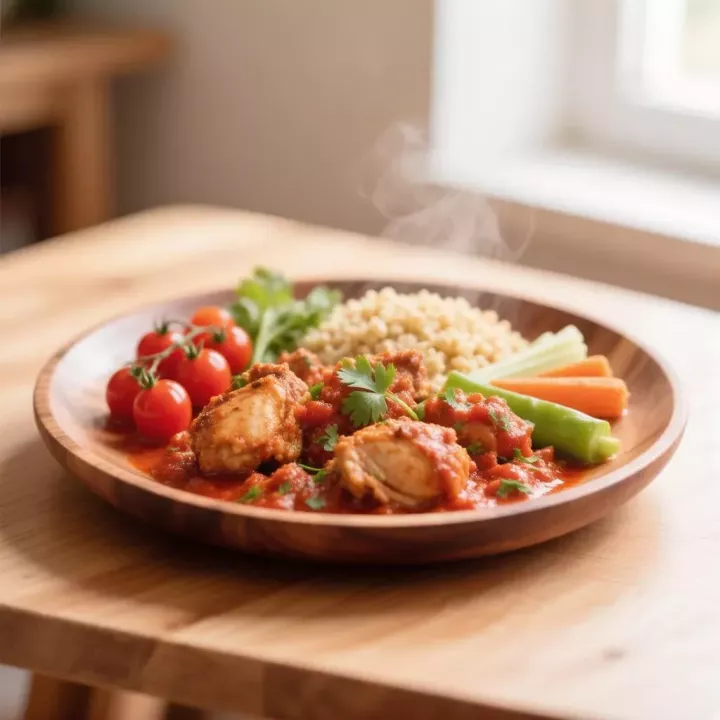 Как приготовить курицу с гречкой и овощами в томатном соусе
