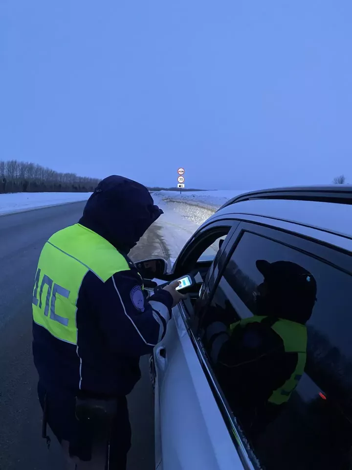 Задержание пьяного водителя в Рыбной Слободе на улице Советской