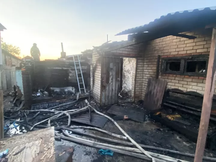 Пожар в Рыбной Слободе: уничтожен частный дом