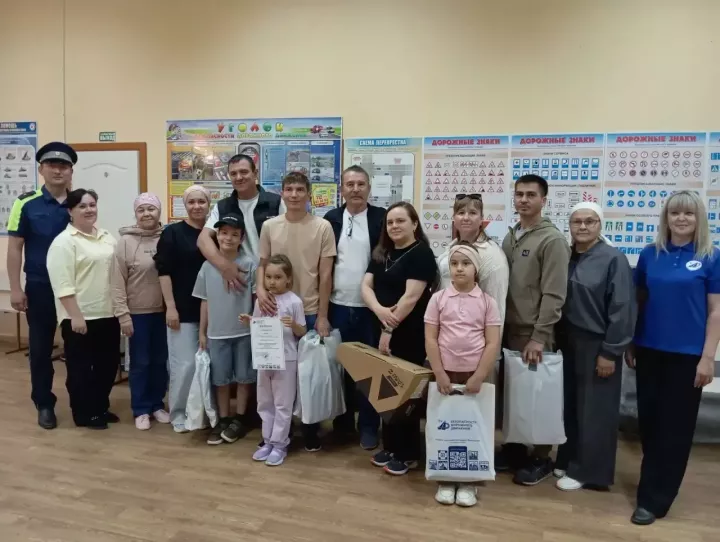 Республиканский семейный конкурс „Старты поколений!“ по правилам дорожного движения в Рыбной Слободе