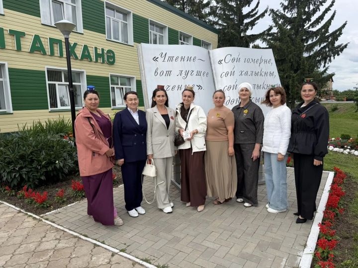Рыбнослободцы приняли участие в книжном фестивале «Китапфест» в Алексеевском районе