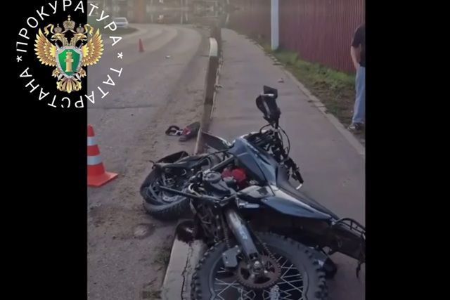 Подростки пострадали в ДТП на мотоцикле в Татарстане